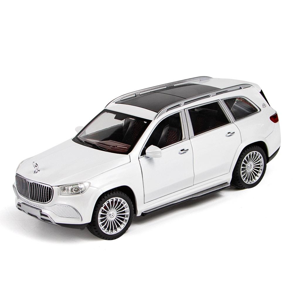 1:24 Skala GLS600 GLE350 Automodell Spielzeug Türen zu öffnen Sound Licht Stoßdämpfung SUV Modelle Sammlung Geschenke für Kind