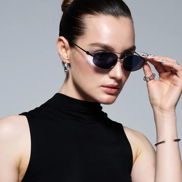 Stainless Steel GB97 Sunglasses SILVER