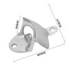 Good-Stainless Steel Bottle Opener Wall Mounted Beer Cap Catcher Storage Bucket Box With Screws For Kitchen Bar Holder Tool