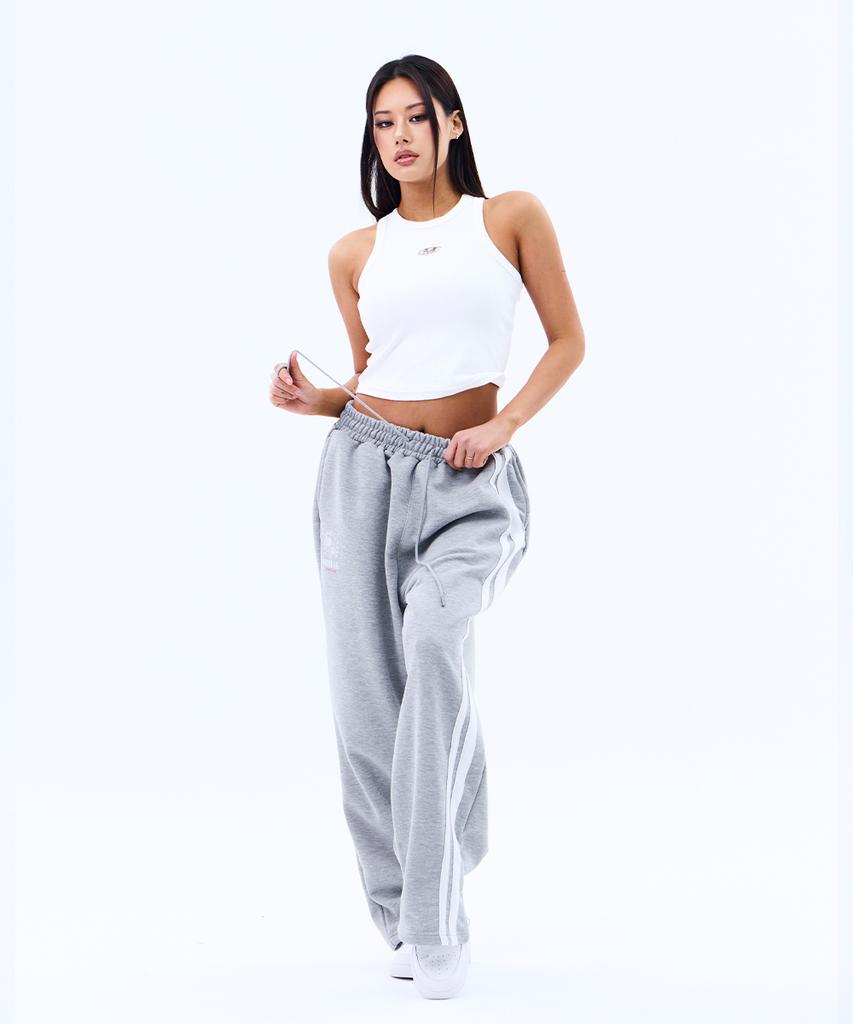 Mihag Ivy League Track Line Wide Pants (Gray)