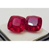 Red Ruby Use For Earring Making Cushion Cut 21-22 Ct Pair Fabulous Gemstone
