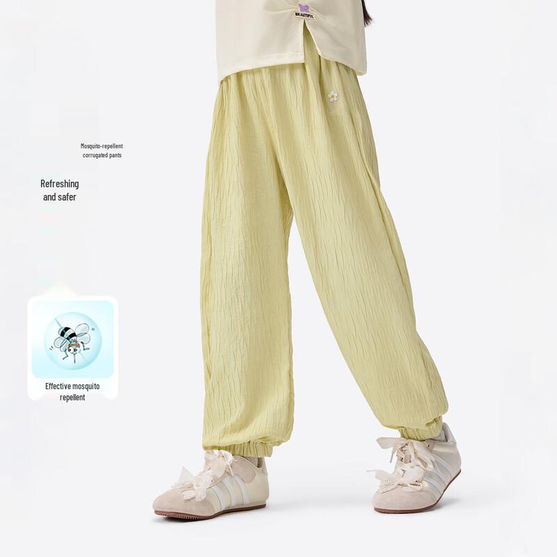 Girls  Cartoon Pattern Anti-Mosquito Casual Pants 160