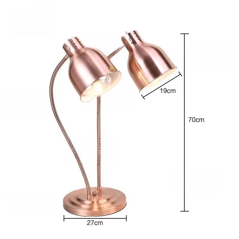 Rongyu DF-2 Double-Headed Red Copper Food Warmer