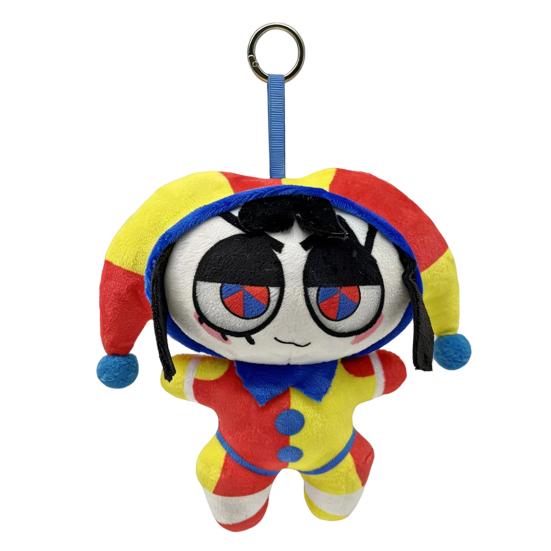 Clown Plüsch Schlüsselanhänger für Rucksack Niedliches Stofftier Schlüsselanhänger Weicher Mini Anhänger Handtaschen Anhänger Lustiges Geschenk für Kinder Frauen