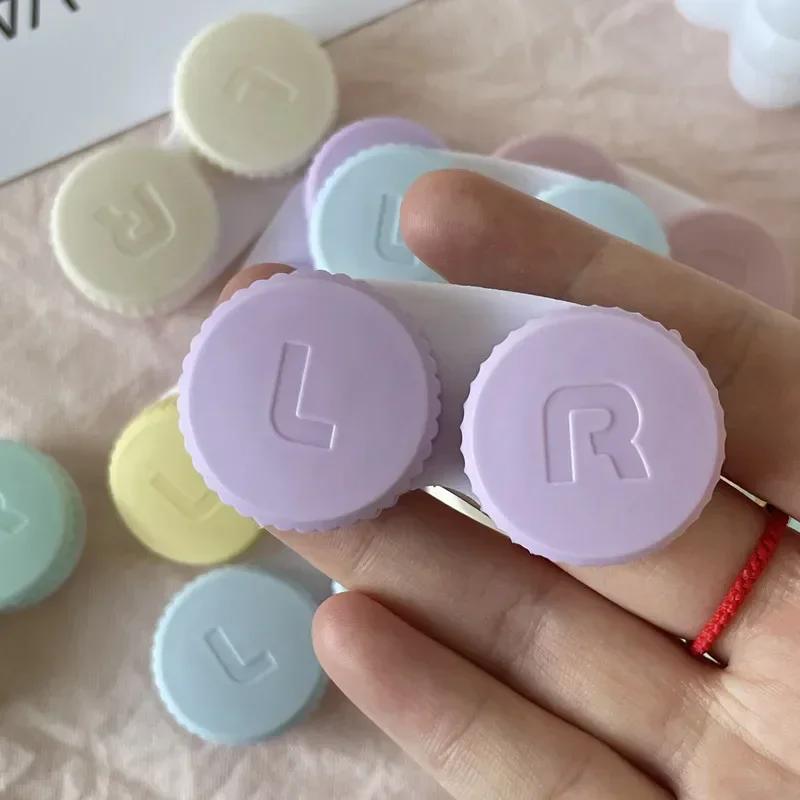 1pcs Color Contact Lenses Box Travel Holder Container Soaking Contact Lens Box Mini Contact Lenses Case Eyewear Accessories