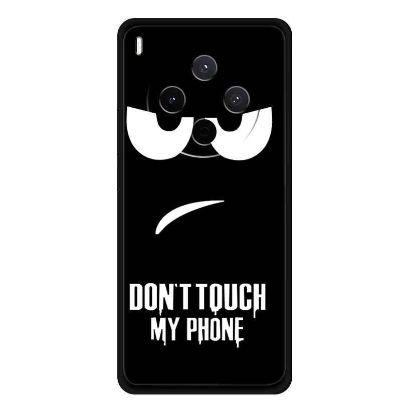 For vivo Y500 Pro 5G Case Flowers Soft Silicone TPU Phone Cases for vivoY500 Pro Shockproof Cool Wolf Animals Protective Cover