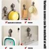 New Suction Cup Washbasin Hook Wall Mounted Reusable Towel Racks Waterproof Adjustable Bathroom Storage Rack