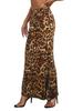 2024 Autumn/Winter Leopard Print Bodycon Mermaid Skirt