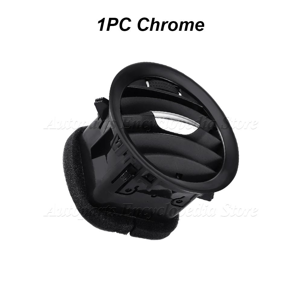 13417363 Für Opel Corsa D Adam Schwarz/Chrom Armaturenbrett Lüftung Klimaanlage Auslass 13365420 2201099 Auto Innenraum Lüftungsgitter