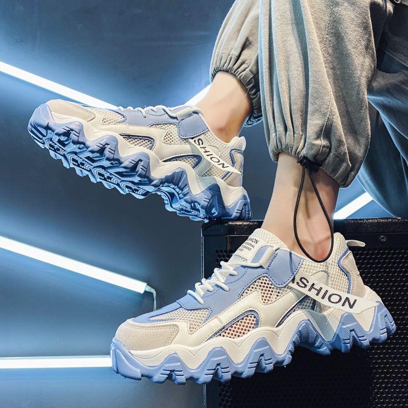 Fashion Miked Colour Mesh Upper Running Male Sports Shoes Cheap Liquidation Jogging Low Price Summer Sale Unisex Men's Casual Sneakers