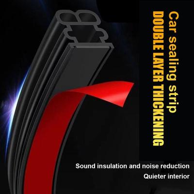 Car Door Rubber Seal Strip Double-Layer Weather Rubber Strip Auto Door/Hood/Trunk Styling Protector Anti Scratch Sealing Strip