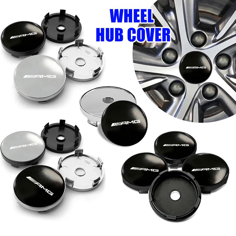 Car Wheel Center Hub Caps Sticker Auto Emblem Wheel Center Cap For AMG Mercedes Benz GLC GLE GLK W190 W201 C180 C200 W203 W204 CL1