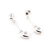 Les Trésors De Lily [G1920] - Silver 'Love' Earrings