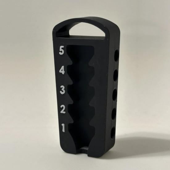 Golf Tee Height Adjuster 5 Settings Universal Tee Height Tool 3D Printed Tee Height Setter for Consistent Swings Golfers Gift
