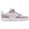 Nike Court Borough Low Top Kids' Skateboarding Shoes White Purple Kids' DV5457-134