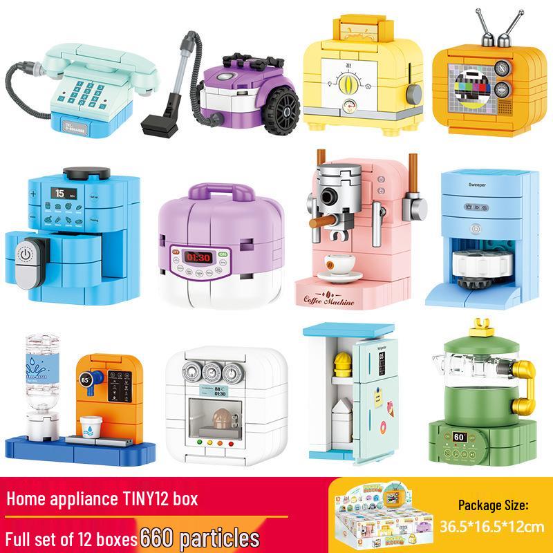 Fang Cheng Educational Building Blocks: Spring Festival Orange Tree & Treasure Pot Ornament Toy for Kids