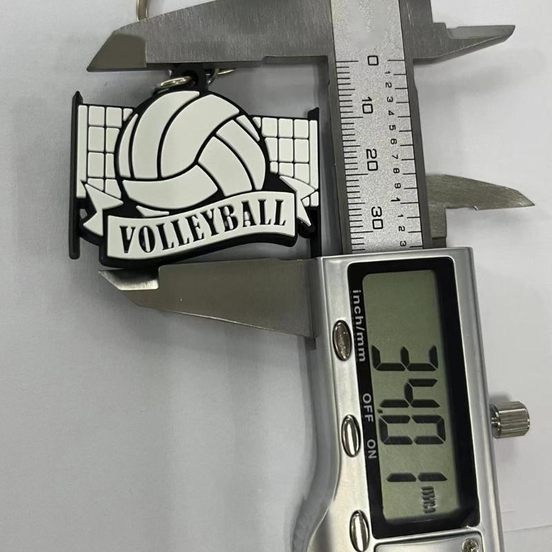 5Pcs Volleyball Keychains Volleyball Keyring Sports Theme Keychain Pendant for Volleyball Themed Party Rewards Boy Gifts