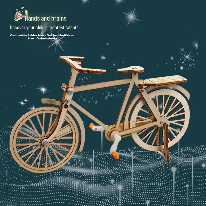 

3D Ретро Пазл Велосипед: Набор для научных экспериментов ручной работы