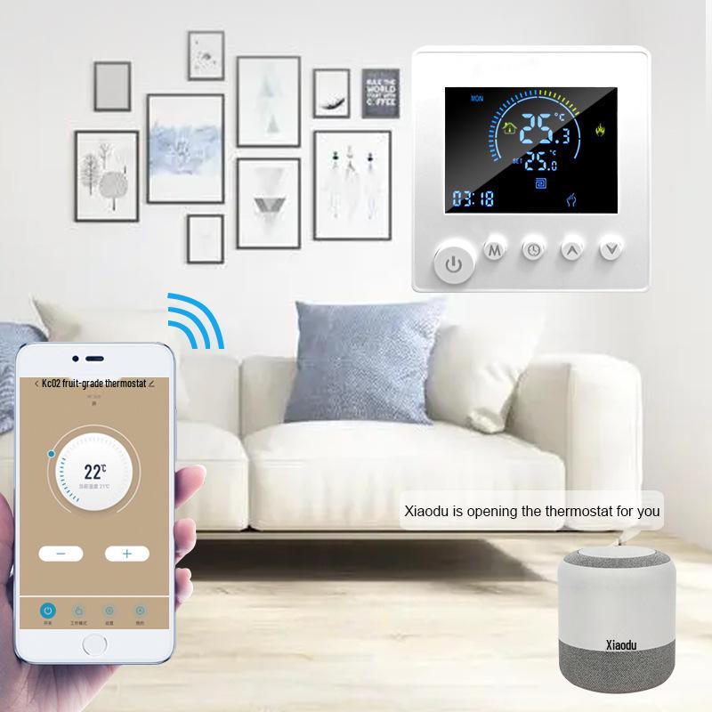 Smart WiFi LCD Floor Heating Thermostat for Electric and Water Systems