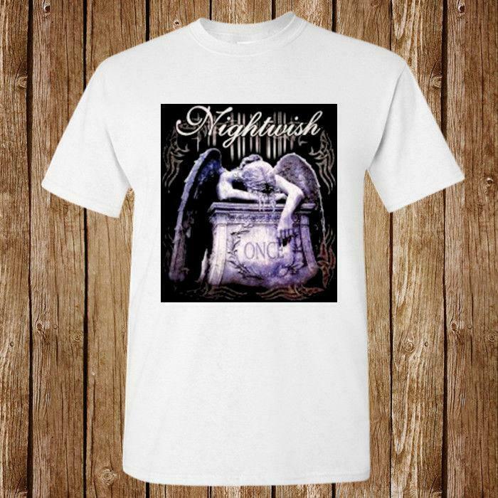 NEW NIGHTWISH ONCE SYMPHONIC METAL BAND NEW UNISEX  TSHIRT EN1 T Shirt Discount 100  Cotton T Shirt For UnisexS S