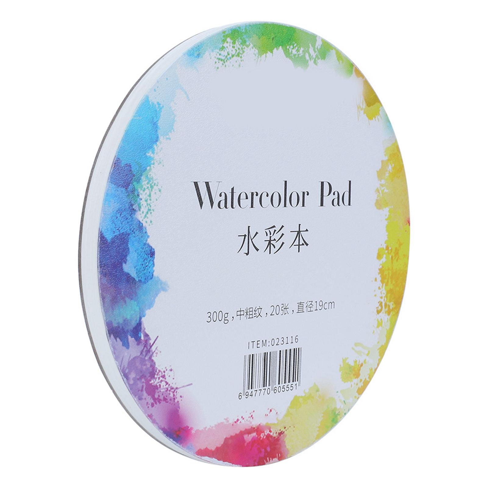 

Acid free Cold Pressed Pure Cotton Paper Watercolor Paper for Art Making(Circular 19cm)