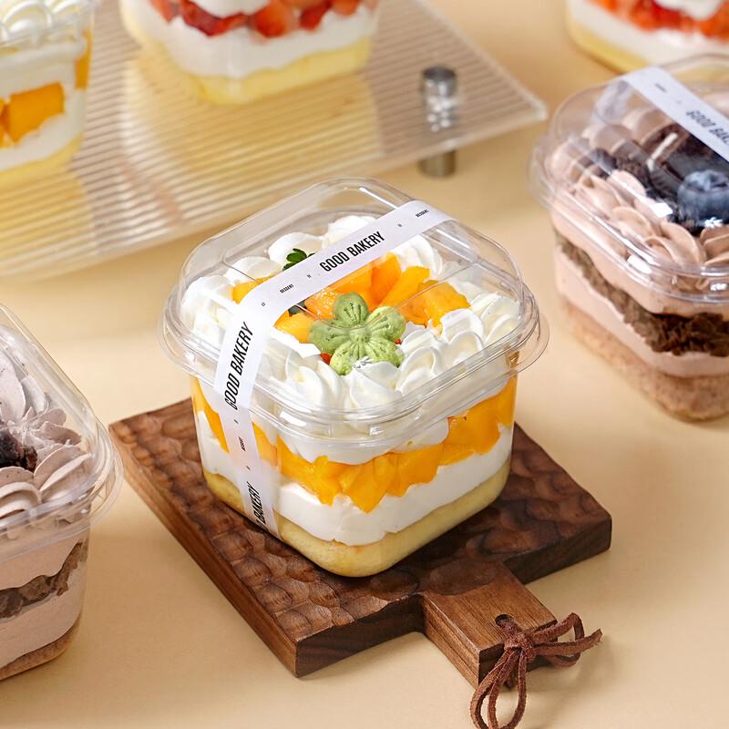 Transparent Square Cake & Dessert Packaging Box