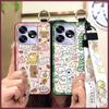 Phone Holder Anti-knock Phone Case For UMIDIGI A15/A15C Fashion Design Durable Cartoon Waterproof Protective Lanyard