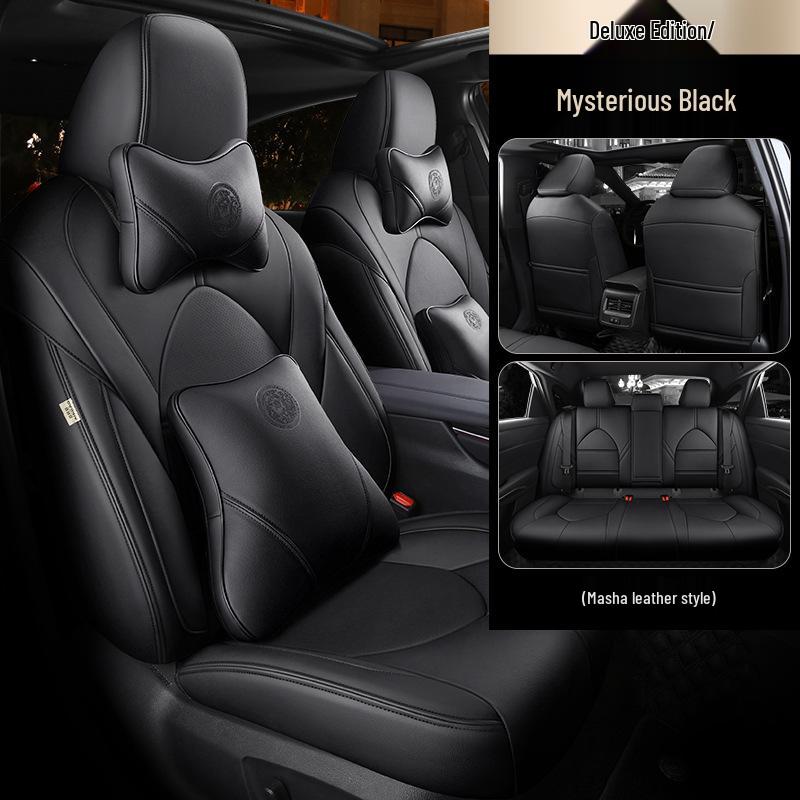 Universal Genuine Leather All-Season Car Seat Cover for Five-Seat Models