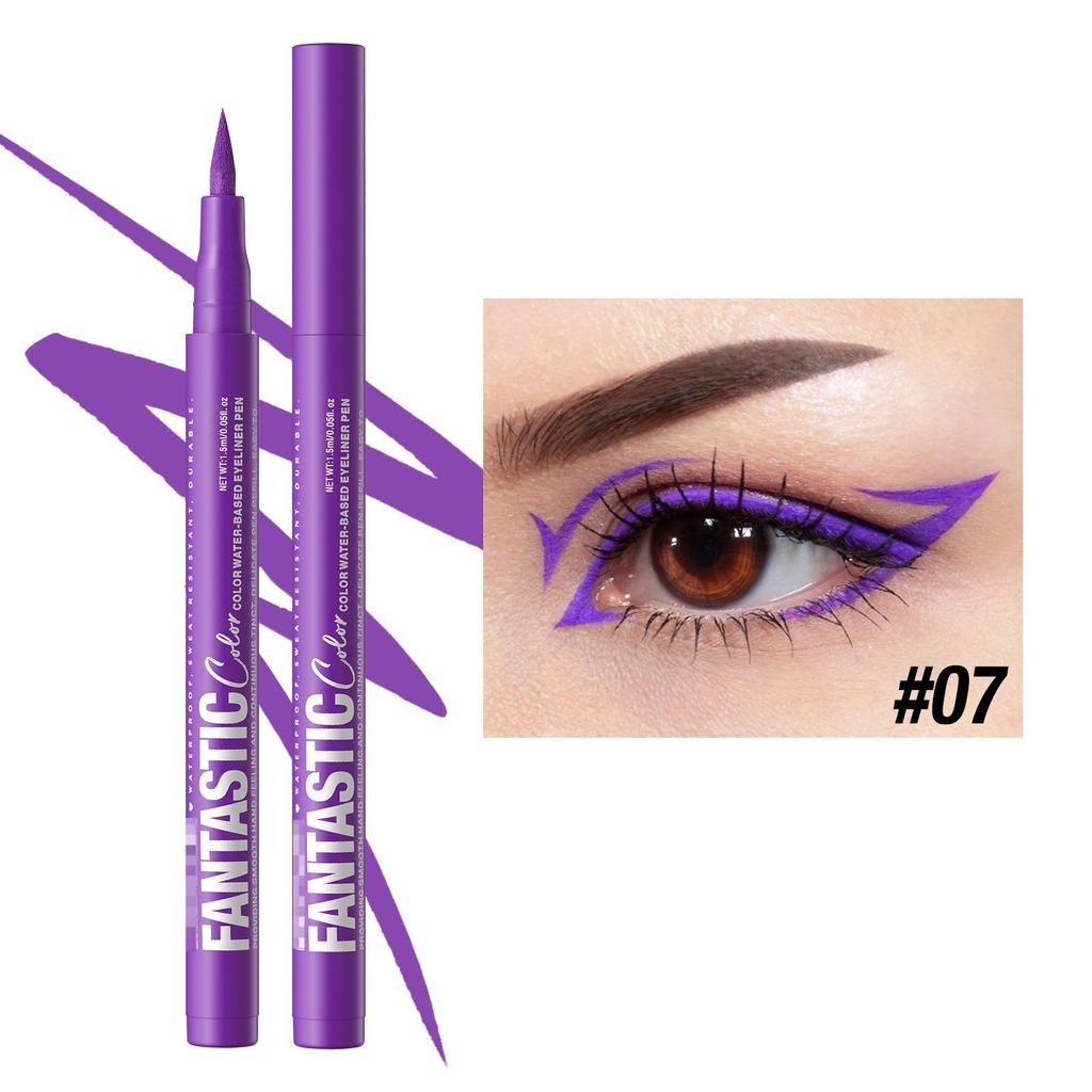 New Liquid Twelve-color Eyeliner Pen Is A Single Matte  Quick-drying