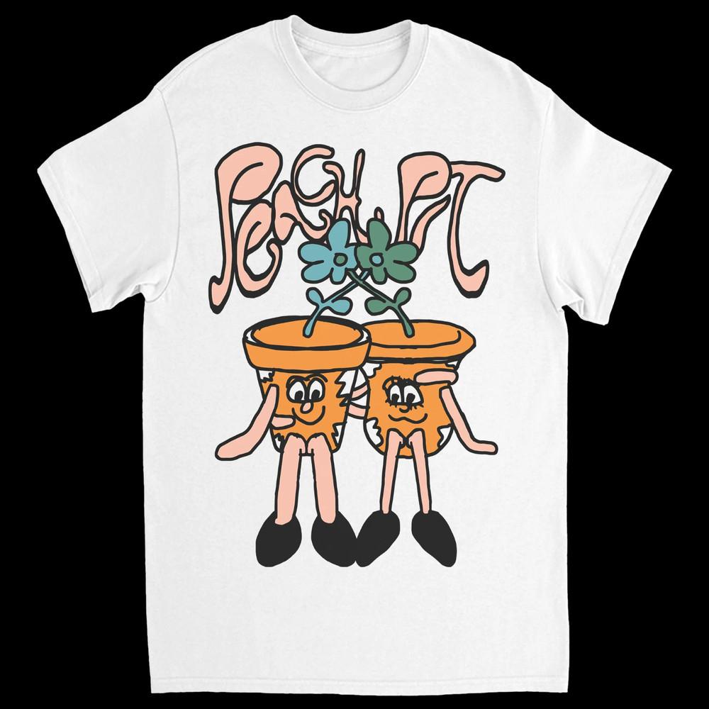 Хлопковая футболка унисекс с коротким рукавом Peach Pit Band Размеры S-5XL BT1548 Футболка унисекс XXXXL