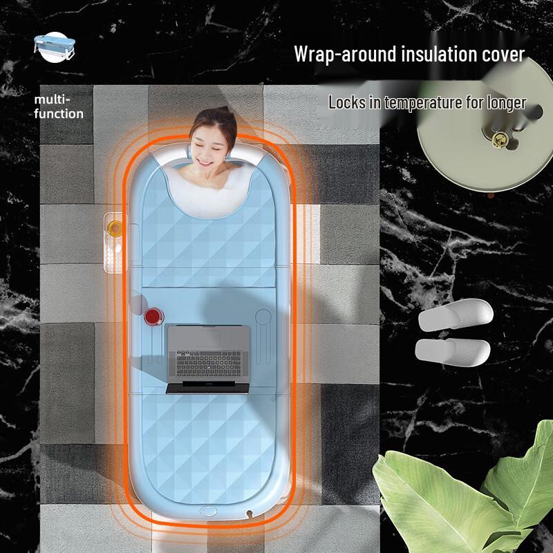 Foldable Home Bathtub for Adults and Kids