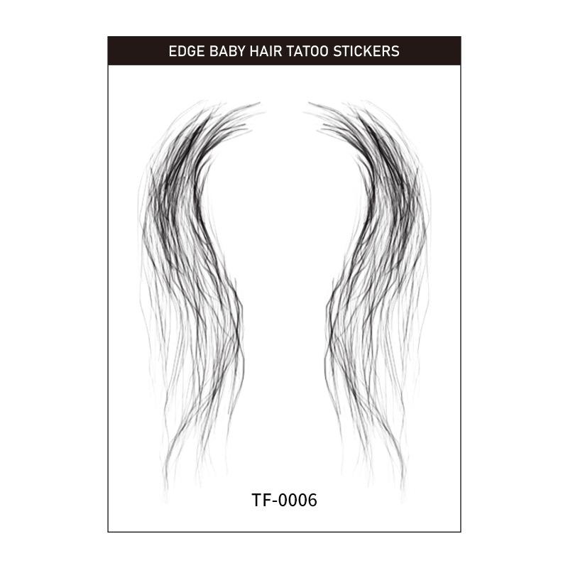 Bangs Sticker Eyebrow Sticker Hair Sticker Hairline Wig Tattoo Sticker Hair Edge Tattoo
