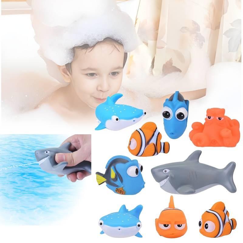 Adorable Clownfish Bath Water Squeeze Toy For Engaging Visual And Sensory Experiences