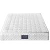 Upholstered Bed 1 Set Frame Cushion Spring Thick Headboard Mattress Solid Color Anti-wear for Room