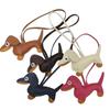 Cross-border Dachshund Pendant: Leather Cartoon Dog Bag & Phone Case Accessory for Cars