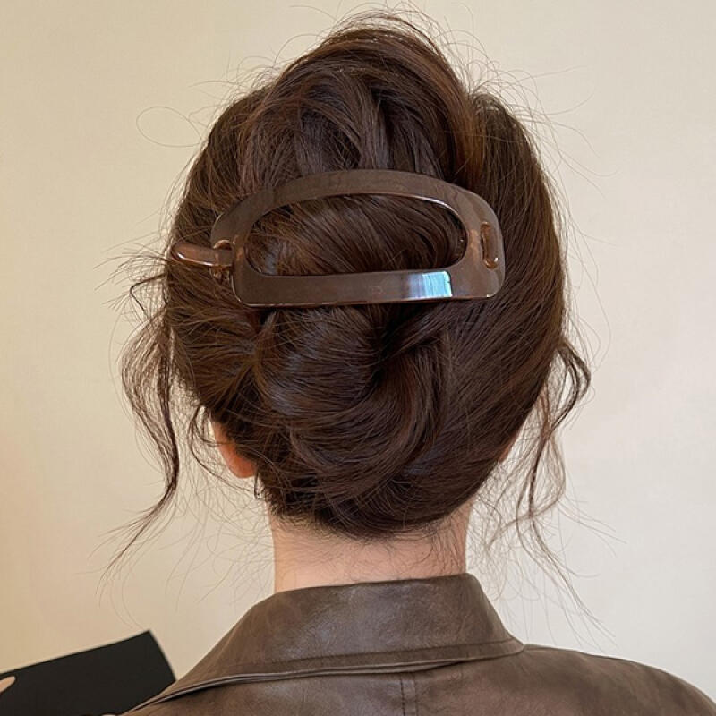 Berrytwo Simple Round Hair Clip Updo Hair Clip Hopi