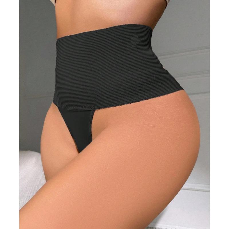 Bauchweg-Strings für Damen, hohe Taille, flacher Bauch, Former, Schlankheitsunterwäsche, Po-Lifter, Bauchformungs-Mieder, Slip, BodyShaper