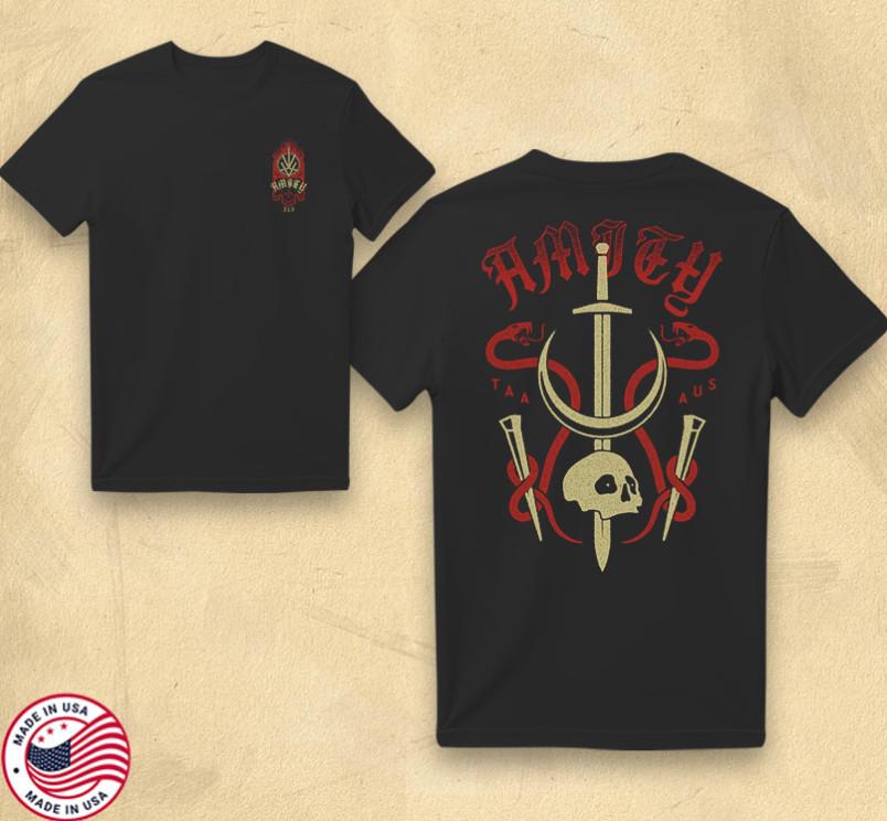 The Amity Affliction Banner Metalcore TShirt Unisex T-Shirt S