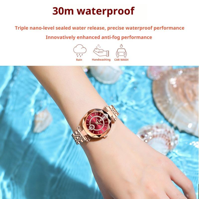 New Top Brand Waterproof Ultra-thin Women's Watch New Luxury Quartz Luminous Calendar Watch