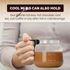 16 Oz Glass Coffee Mug with Lid, Dishwasher Safe Heat-Resistant Cup for Car Office, Portable Tea Pot Home Outdoor Use
