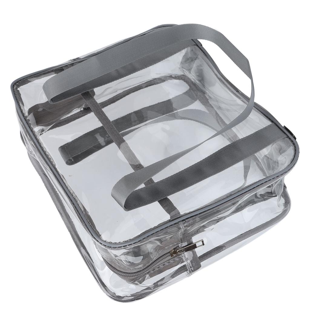 Clear Makeup Bag Large Capacity Waterproof   Closure Cosmetic Handbag Transparent Travel Toiletry Bag