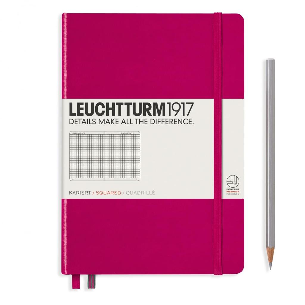 Leuchtturm Notebook A5 Grid Berry 344808
