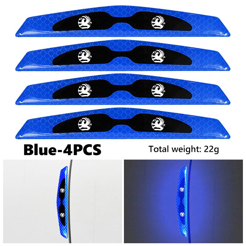 4pcs Car Door Side Anti-collision Strip Decorative Guard Plate For Vauxhall Tigra Corsa VXR Astra D G J H Zafira Vectra