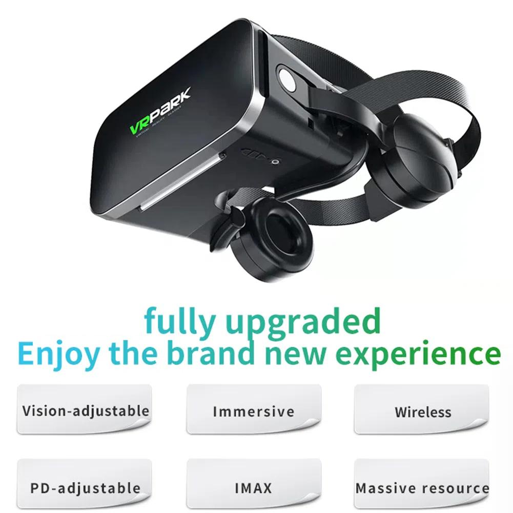 VR Glasses, Mobile Phone, Virtual Reality Headset, Bluetooth Headset Version, 3D Glasses