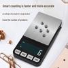 Compact Electronic Gram Scale with Cover, High Precision 0.01g Scale for Jewelry and Household Use