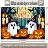 Party Backdrop Halloween Flat Banners Spooky Ghosts Pumpkins Celebrations Wedding Enthusiasts Photo Booth Decor Front Door Decor