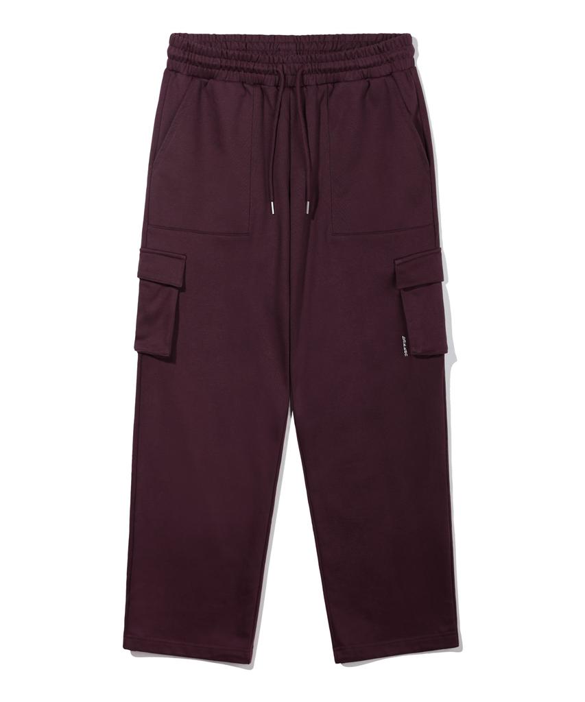 BAKKEN Fatigue Cargo Wide Training Pants Bk8907_Wine
