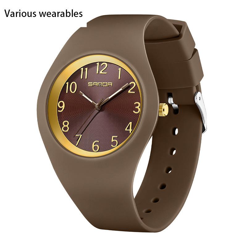 

Простые модные электронные часы для студентов, легкие водонепроницаемые часы унисекс с силиконовым ремешком