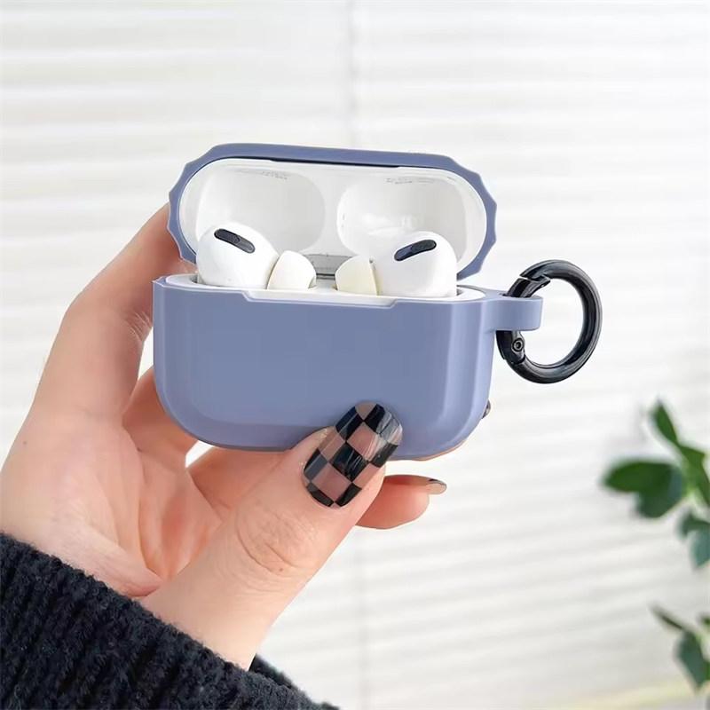 Jednoduché měkké tekuté silikonové pouzdro pro AirPods 4 3 bezdrátová Bluetooth sluchátka ochranný kryt pro Apple airpods Pro3 2 1 Funda