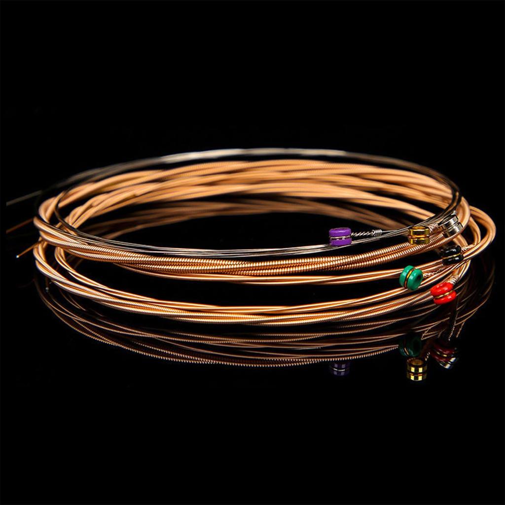 Phosphor Bronze Acoustic Guitar Light Warm Bright Suitable for Beginners and Folk Guitarists Strings, .012-.053, Tone,